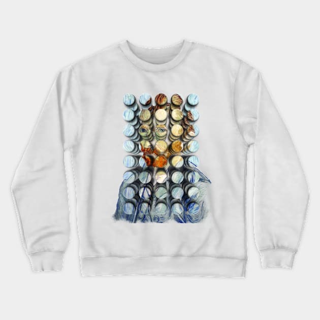 Galatea of Van Gogh Crewneck Sweatshirt by Aefe